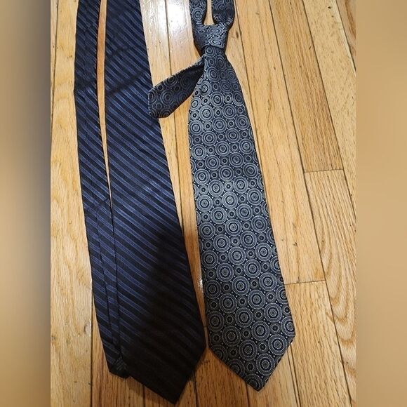 DKNY & Zanetti Men's Dress Tie Bundle 2Pc - Picture 2 of 5
